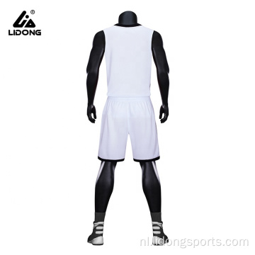 OEM aangepast blanco basketbaluniform te koop
